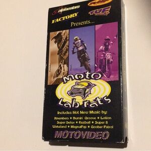 Moto Lab Rats VHS Tape (Dirt Bike film)